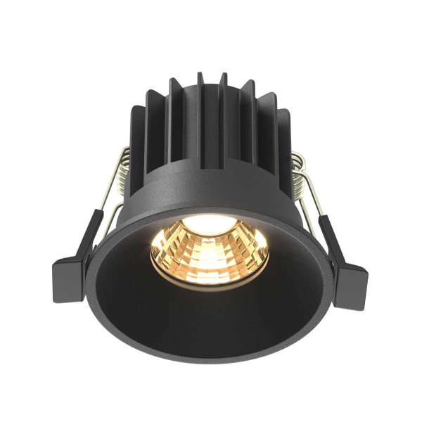 Встраиваемый светильник Maytoni Technical Downlight Round DL058-7W2.7K-B