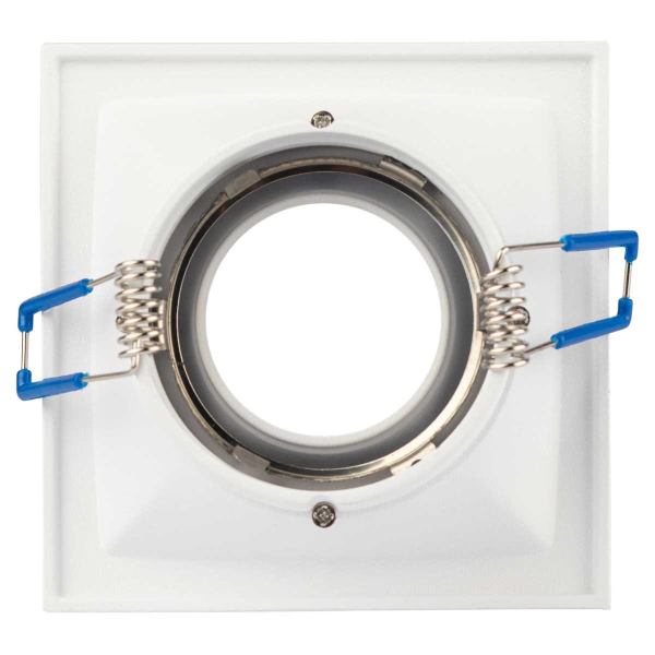 Светильник встраиваемый алюминиевый ЭРА KL101 WH под лампу MR16 GU5.3 белый Б0055586