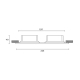 Встраиваемый светильник Hesby Lighting Hesby Drammen IP20,50Вт, GU10, белый HSBL_0092