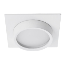 Светильник встраиваемый Feron DL505 потолочный GX53 белый квадрат IP44 51103