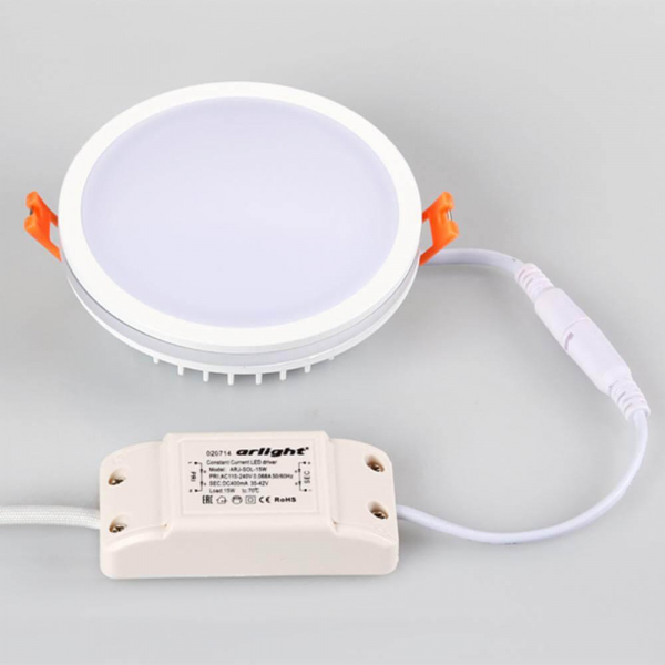 Встраиваемый светодиодный светильник Arlight LTD-115SOL-15W Day White 020709 Встраиваемый светодиодный светильник Arlight LTD-115SOL-15W Day White 020709