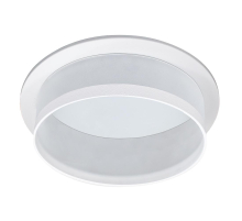 Светильник встраиваемый Feron DL700  потолочный GX70 белый круг 51093