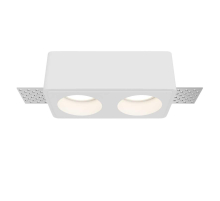 Встраиваемый светильник Maytoni Technical Gyps Modern DL123-GU10-02-W