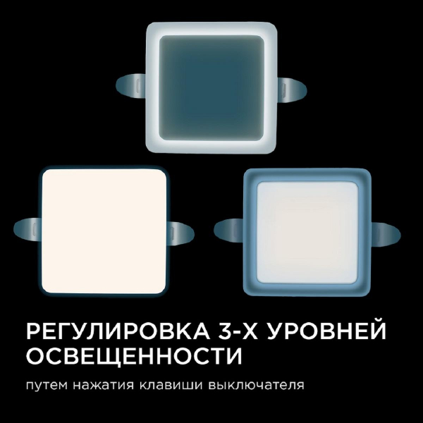 Встраиваемая светодиодная панель Apeyron 06-113 Встраиваемая светодиодная панель Apeyron 06-113