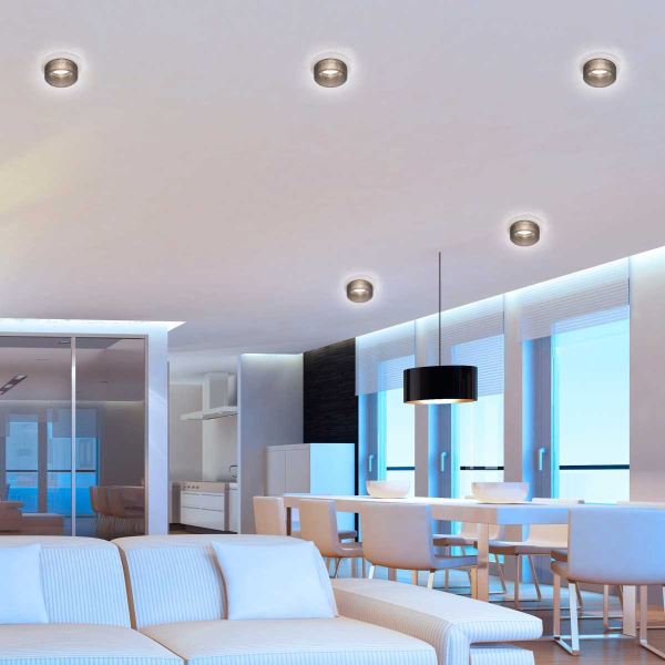 Светильник встраиваемый декоративный ЭРА DK109 WH/GR под лампу MR16 GU5.3 белый/серый Б0058414