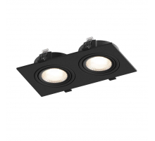 Встраиваемый светильник Hesby Lighting Hesby Atlas IP20,10Вт, GU5.3, черный HSBL_0117