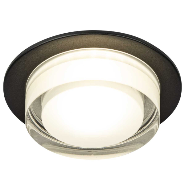 Светильник встраиваемый декоративный ЭРА DK107 BK под лампу MR16 GU5.3 черный Б0058397