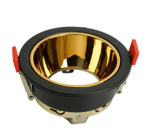 Светильник встраиваемый Feron DL3102 потолочный MR16 G5.3  черный + золото 51403