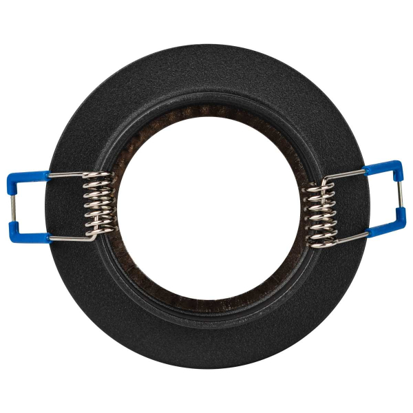 Светильник встраиваемый декоративный ЭРА DK109 BK/GR под лампу MR16 GU5.3 черный/серый Б0058420