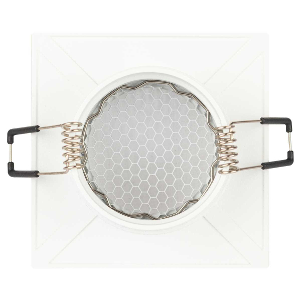 Светильник встраиваемый алюминиевый ЭРА KL110 WH под лампу MR16 GU5.3 белый матовый Б0061529