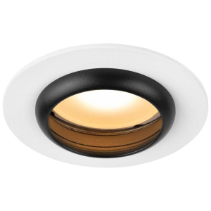 Светильник встраиваемый алюминиевый ЭРА KL109 WH/BK под лампу MR16 GU5.3 белый/черный матовый Б0061828