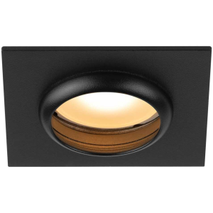 Светильник встраиваемый алюминиевый ЭРА KL110 BK под лампу MR16 GU5.3 черный матовый Б0061530
