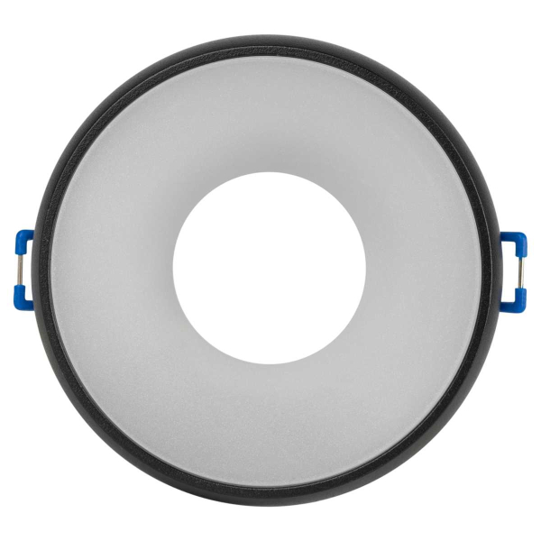 Светильник встраиваемый декоративный ЭРА DK100 BK под лампу MR16 GU5.3 черный Б0055589