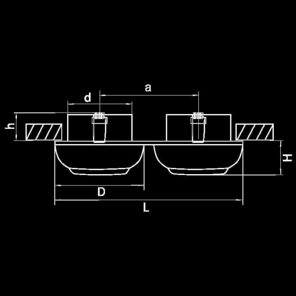 Встраиваемый светильник Lightstar Ocula 011824 Встраиваемый светильник Lightstar Ocula 011824