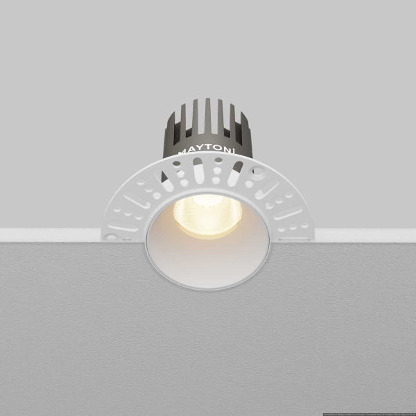 Встраиваемый светильник Maytoni Technical Downlight Dip DL119-10W-3K-TRS-W