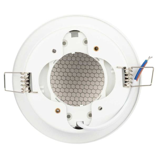 Светильник встраиваемый ЭРА KL111 WH/BK под лампу GX53 белый/черный матовый Б0061537