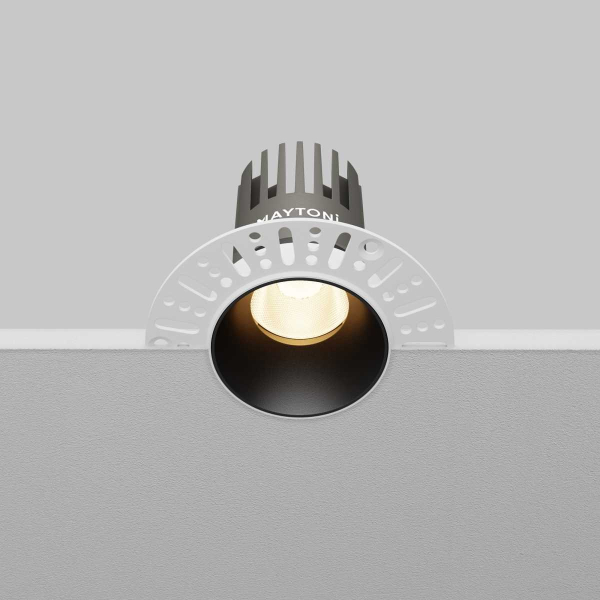 Встраиваемый светильник Maytoni Technical Downlight Dip DL119-10W-3K-TRS-B