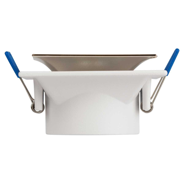 Светильник встраиваемый декоративный ЭРА KL102 WH/GD под лампу MR16 GU5.3 белый/золото Б0056352