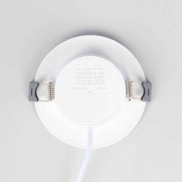 Встраиваемый светодиодный светильник Citilux Галс CLD5505N