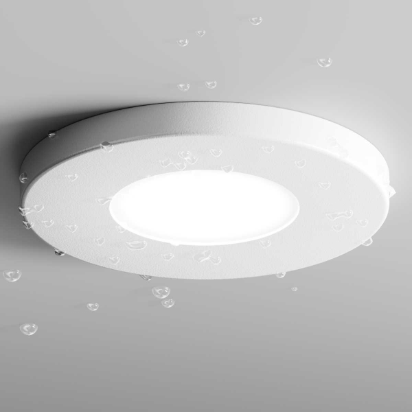 Встраиваемый светильник Hesby Lighting Clarity IP44, 35Вт, GU10, белый HSBL_0133