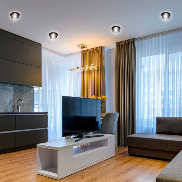 Светильник встраиваемый декоративный ЭРА DK109 BK/GR под лампу MR16 GU5.3 черный/серый Б0058420