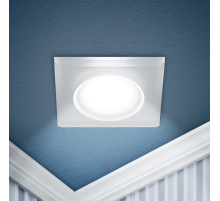 Светильник встраиваемый декоративный ЭРА DK104 WH под лампу MR16 GU5.3 белый Б0058391