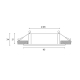 Встраиваемый светильник Hesby Lighting Hesby Bodo IP20,10Вт, GU5.3, белый HSBL_0106
