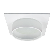 Светильник встраиваемый Feron DL501 потолочный GX53 белый квадрат 51087