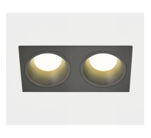 Встраиваемый светильник Italline IT08-8013 black 3000K 2 шт + IT08-8015 black