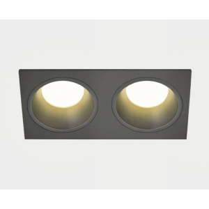 Встраиваемый светильник Italline IT08-8013 black 3000K 2 шт + IT08-8015 black