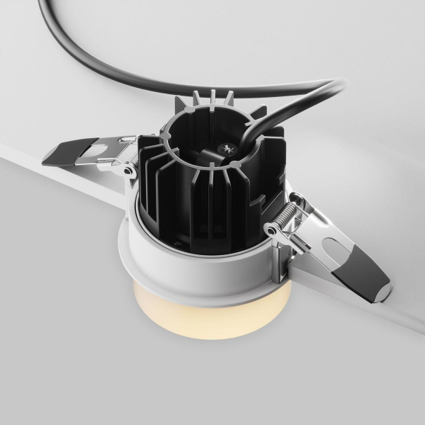 Встраиваемый светодиодный светильник Maytoni Technical Nude DL065-12W3K-W Встраиваемый светодиодный светильник Maytoni Technical Nude DL065-12W3K-W