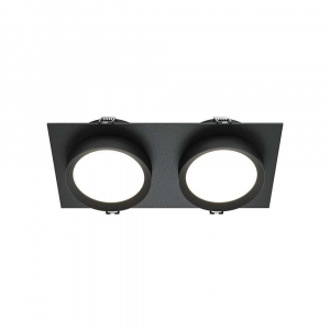 Встраиваемый светильник Maytoni Technical Hoop DL086-02-GX53-SQ-B
