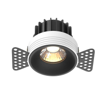 Встраиваемый светодиодный светильник Maytoni Round DL058-12W3K-TRS-B