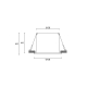 Встраиваемый светильник Hesby Lighting Hesby Verdal IP20,50Вт, GU10, белый HSBL_0101