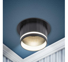 Светильник встраиваемый декоративный ЭРА DK111 BK под лампу MR16 GU5.3 черный Б0058432