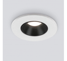 Встраиваемый светодиодный светильник Elektrostandard 25025/Led 3W 4200K WH/BK белый/черный a056778