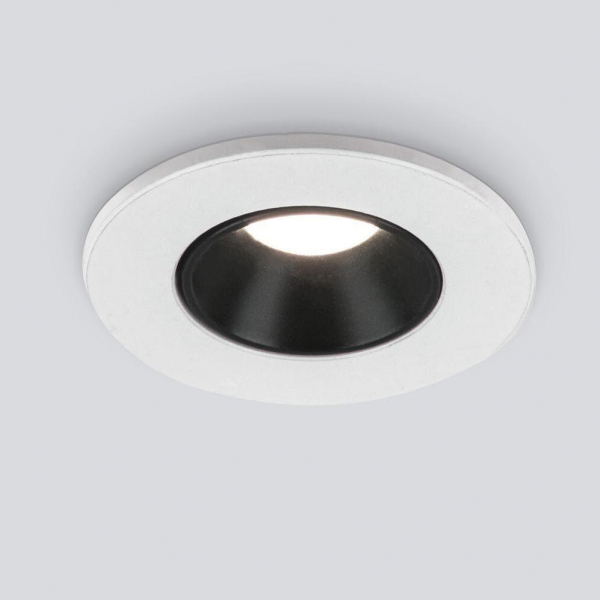 Встраиваемый светодиодный светильник Elektrostandard 25025/Led 3W 4200K WH/BK белый/черный a056778 Встраиваемый светодиодный светильник Elektrostandard 25025/Led 3W 4200K WH/BK белый/черный a056778