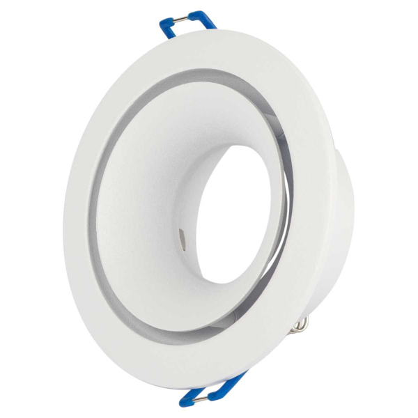 Светильник встраиваемый алюминиевый ЭРА KL100 WH под лампу MR16 GU5.3 белый Б0055584