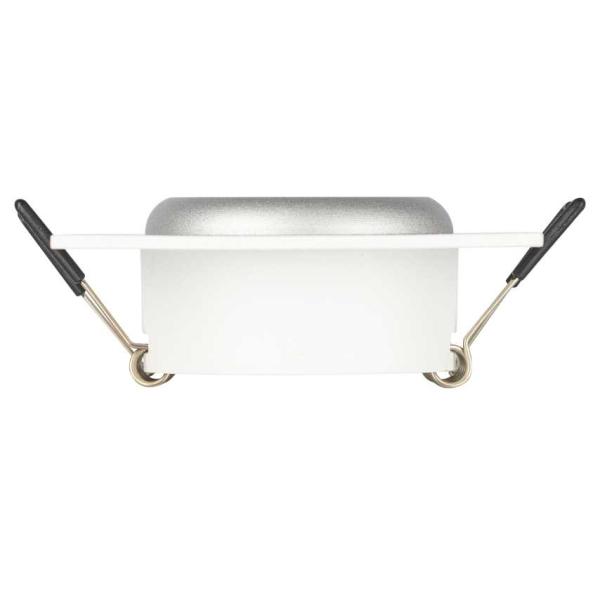 Светильник встраиваемый алюминиевый ЭРА KL110 WH/SL под лампу MR16 GU5.3 белый/серебро матовый Б0061532