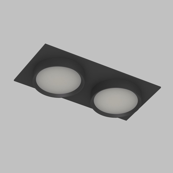 Встраиваемый светильник DENKIRS FLAT DK2092-BK