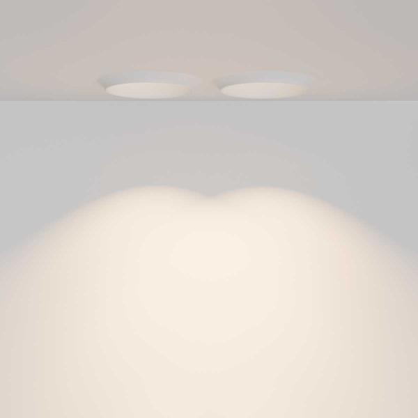 Встраиваемый светильник Maytoni Technical DL124-GU10-02-TRS-W