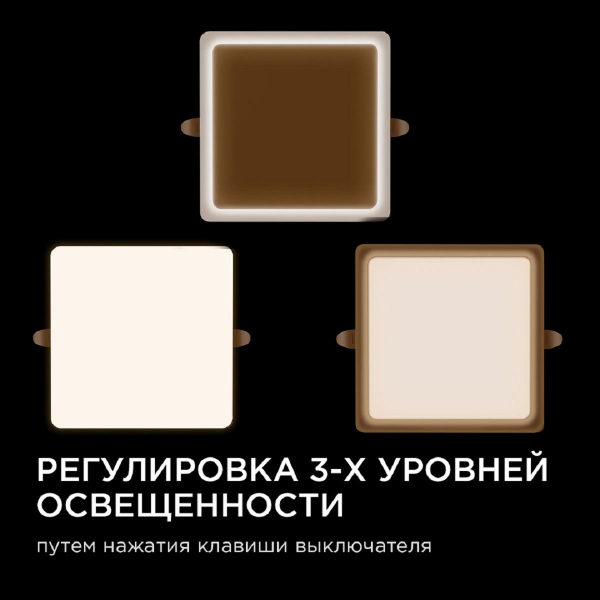 Встраиваемая светодиодная панель Apeyron 06-118 Встраиваемая светодиодная панель Apeyron 06-118