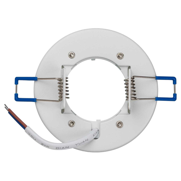 Светильник встраиваемый ЭРА DK97 WH/Blue под лампу GX53 белый/голубой Б0057458