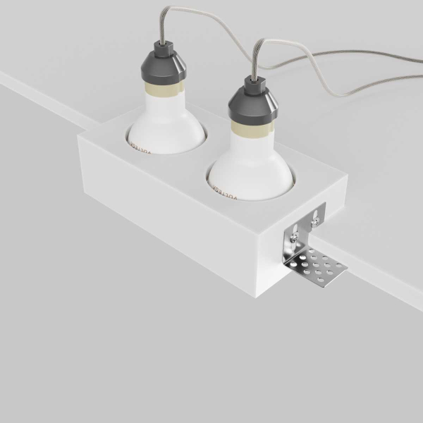 Встраиваемый светильник Maytoni Technical Downlight Gyps Modern DL131-GU10-02-W