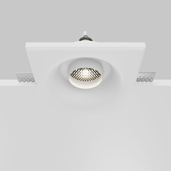 Встраиваемый светильник Maytoni Technical Gyps Modern DL006-GU10-RD-W Встраиваемый светильник Maytoni Technical Gyps Modern DL006-GU10-RD-W