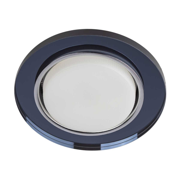 Светильник встраиваемый cо светодиодной подсветкой ЭРА DK LD51 BK под лампу GX53 черный Б0057468