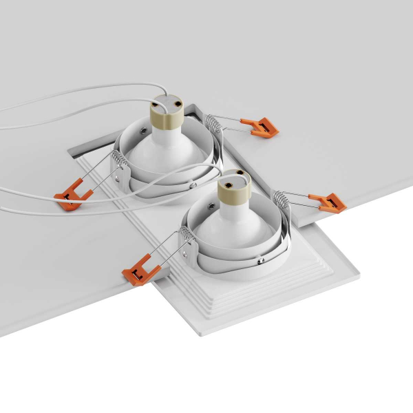 Встраиваемый светильник Hesby Lighting Hesby Drammen IP20,50Вт, GU10, белый HSBL_0092