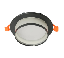 Светильник встраиваемый Feron DL500 потолочный GX53 черный круг 51086