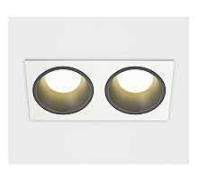Встраиваемый светильник Italline IT08-8013 black 3000K 2 шт + IT08-8015 white