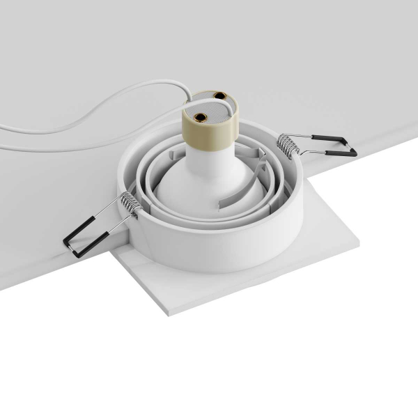 Встраиваемый светильник Hesby Lighting Hesby Breeze IP20,50Вт, GU10, белый HSBL_0099